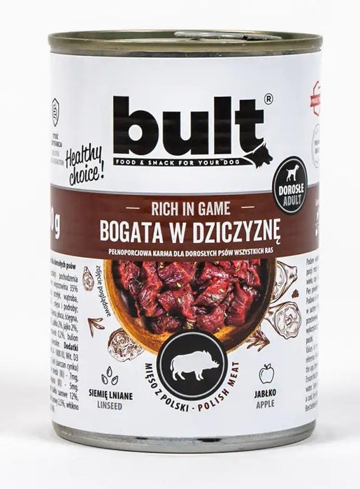 BULT Rich in game - Wet dog food - 400 g