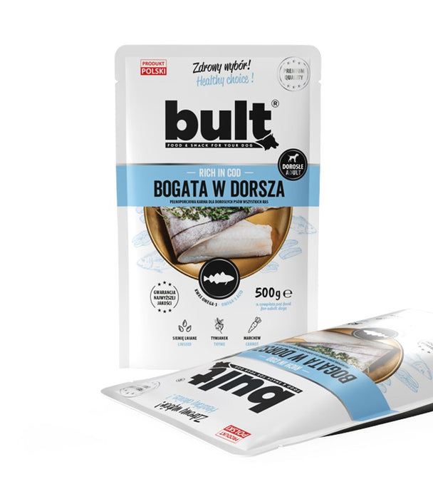 BULT Rich in cod - wet dog food - 500g