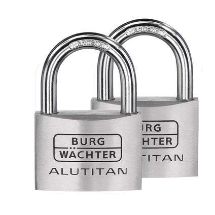 PADLOCK 2 PCS BURG WACHTER ALUTITAN DUO 770 30 SB