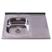 BURGUNDY KITCHEN SINK INTER CERAMIC ICK 8060AR RIGHT 80X60X16 CM. - Кухненски мивки<<<Кухненски