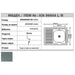 BURGUNDY KITCHEN SINK INTER CERAMIC ICK8660 RIGHT 80X60 CM. - Кухненски мивки<<<Кухненски