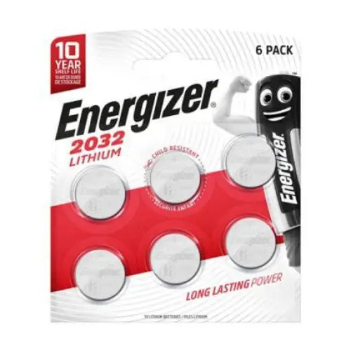 Button battery lithium ENERGIZER CR2032. 3V 6pk blister - Батерии<<<Батерии и зарядни
