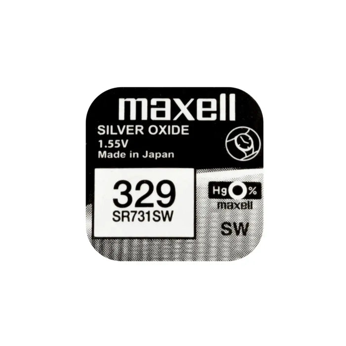 Button battery silver MAXELL SR731 SW / 329/ 1.55V - Батерии<<<Батерии и зарядни у-ва<<<ValiAPI