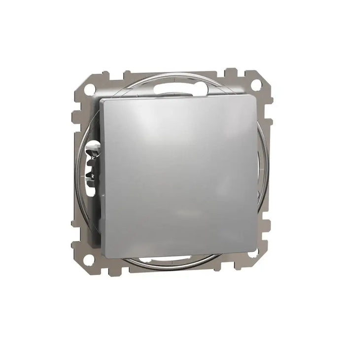 BUTTON SINGLE ALUMINUM SCHNEIDER SEDNA (SDD113111) - Ключове и контакти<<<Електроматериали<<<Praktiker&&&Ключове и