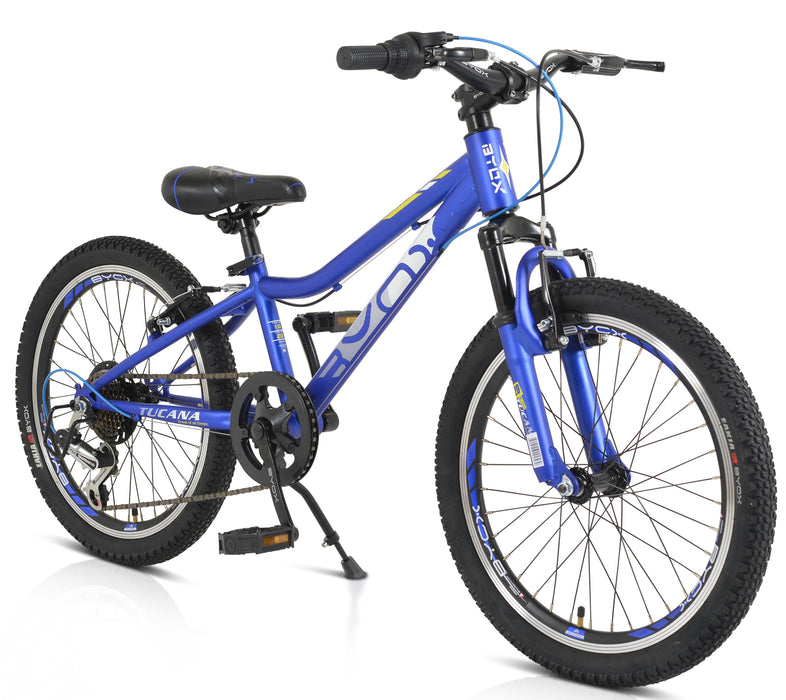 BYOX 20 7SK STEEL BICYCLE BLUE