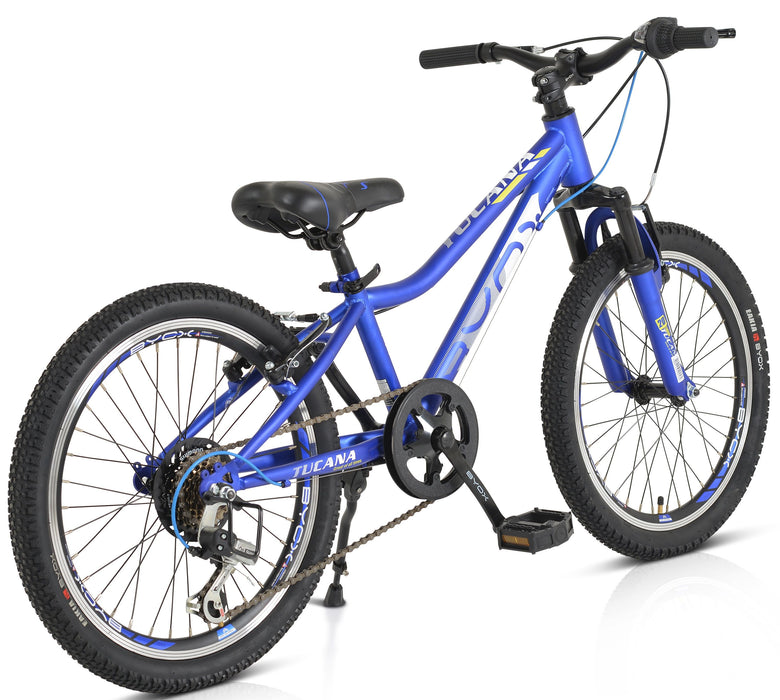 BYOX 20 7SK STEEL BICYCLE BLUE