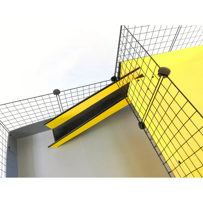C&C modular cage one-storey 3x2 + Loft 2x1 + Silver ramp - CagesDMZ-KLA<<<For small animalsDMZ<<<ActionPL
