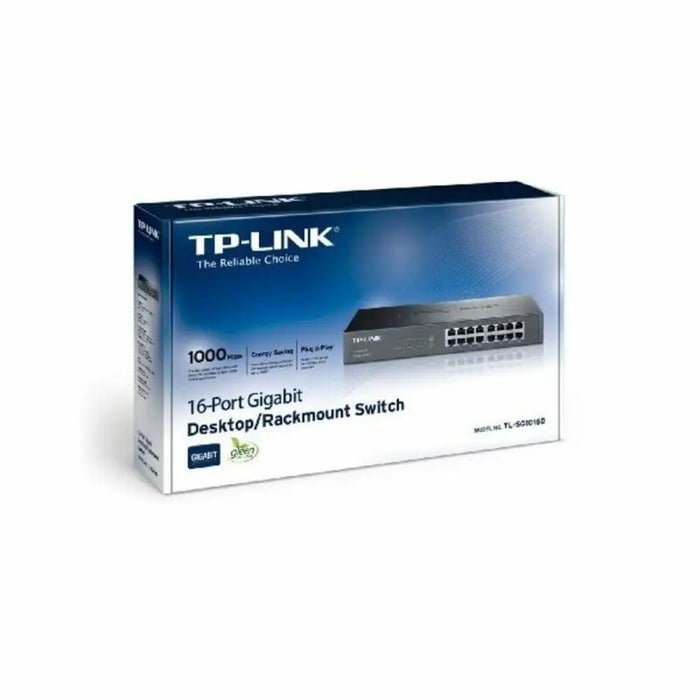 Cabinet Switch TP-Link TL-SG1016D 32 Gbps - Компютър Мрежи и компоненти<<<Компютри|