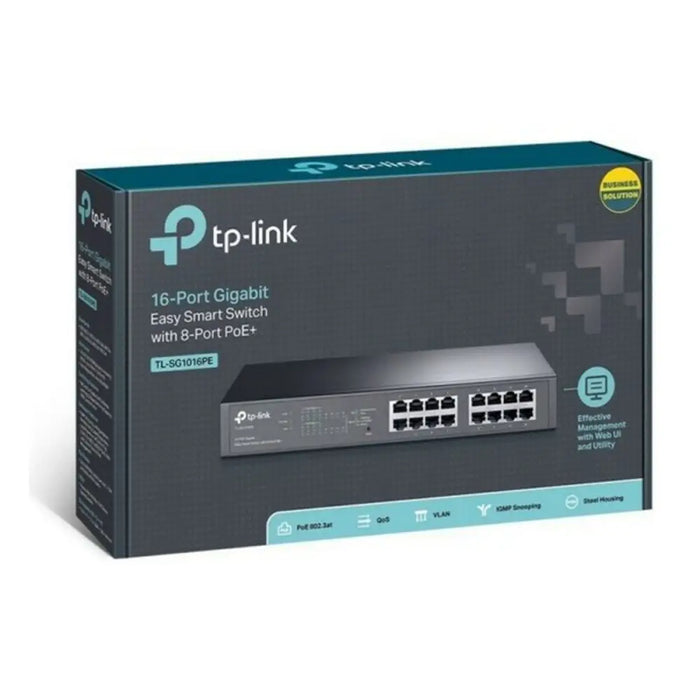 Cabinet Switch TP-Link TL-SG1016PE 16 x RJ45 - Компютър Мрежи и компоненти<<<Компютри|