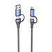 Cable 4in1 USB 2.0 Vention CTLLH 1m (black) - Combo Cables<<<USB cables<<<GSM Accessories<<<InnproXML