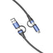 Cable 4in1 USB 2.0 Vention CTLLH 1m (black) - Combo Cables<<<USB cables<<<GSM Accessories<<<InnproXML