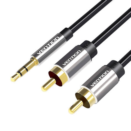 Cable Audio 3.5mm to 2x RCA Vention BCFBI 3m Black - Audio cables<<<Audio<<<InnproXML&&&Електроника