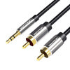 Cable Audio 3.5mm to 2x RCA Vention BCFBI 3m Black - Audio cables<<<Audio<<<InnproXML&&&Електроника