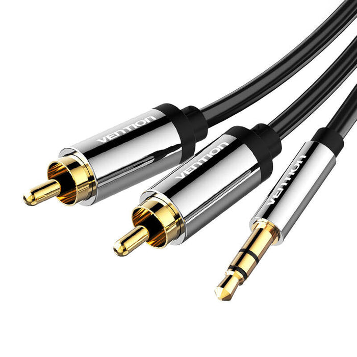 Cable Audio 3.5mm to 2x RCA Vention BCFBI 3m Black - Audio cables<<<Audio<<<InnproXML&&&Електроника