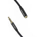 Cable Audio TRRS 3.5mm Male to 3.5mm Female Vention BHCBJ 5m Black - Audio cables<<<Audio<<<InnproXML&&&Електроника