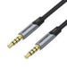 Cable Audio TRRS 3.5mm mini jakc Vention BAQHF 1m Gray - Audio cables<<<Audio<<<InnproXML