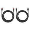 Cable Baseus Cafule USB-C to USB-C 100W,2m 2psc (Red Black Grey Black) - USB-C to USB-C<<<USB cables<<<GSM