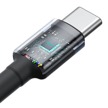 Cable Baseus Cafule USB-C to USB-C 100W,2m 2psc (Red Black Grey Black) - USB-C to USB-C<<<USB cables<<<GSM