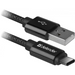 Cable Defender USB09-03T PRO USB2.0 Black AM-C Type 1m 2.1A - Аксесоари за смартфон<<<Аксесоари<<<TechMart&&&Аксесоари