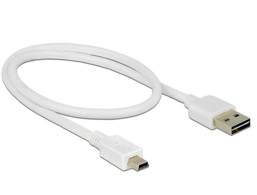 Cable DeLock EASY USB 2.0 Type-A male > USB 2.0 Type Mini-B male 0.5 m - Кабели за мобилни