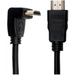 Cable Diva HDMI 1.5m 90 degree 1.4v Black - Кабели<<<Аксесоари за телевизори<<<Аксесоари<<<TechMart&&&Кабели<<<TV