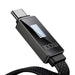 Cable Mcdodo CA-4980 USB to USB-C with display 1.2m (black) - USB to USB-C<<<USB cables<<<GSM Accessories<<<InnproXML