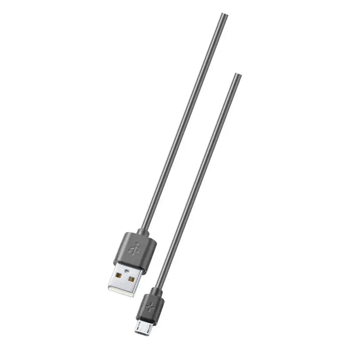 CABLE MICRO USB 1M BLACK PLOOS - Зарядни устройства<<<Батерии и фенери<<<Осветление<<<Praktiker