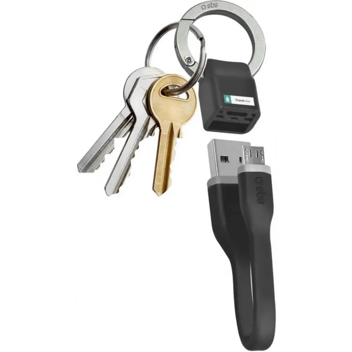 Cable SBS Data/Charge micro-USB 12cm TECABLEMICROPORTK - Аксесоари за смартфон<<<Аксесоари<<<TechMart&&&Аксесоари за