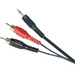 Cable Sencor SAV 104-020 3.5MM STEREO JACK - 2 RCA 2.5M - Кабели<<<Аксесоари за телевизори<<<Аксесоари<<<TechMart