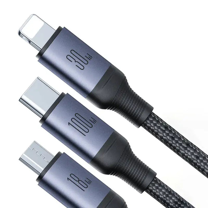 Cable Speedy USB Joyroom SA21-2T3 6 in 1/ 100W/Cable 1.5m (black) - Combo Cables<<<USB cables<<<GSM