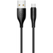 Cable Usams U18 Round Micro USB SJ268USB01 1m black - Аксесоари за смартфон<<<Аксесоари<<<TechMart&&&Аксесоари за