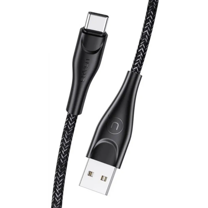 Cable Usams U41 Type-C SJ398USB01 3m black - Аксесоари за смартфон<<<Аксесоари<<<TechMart&&&Аксесоари за