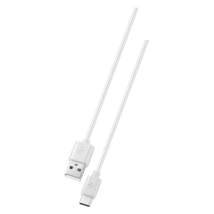 CABLE USB-C 2M WHITE PLOOS - Зарядни устройства<<<Батерии и фенери<<<Осветление<<<Praktiker&&&Аксесоари за