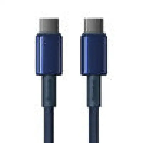 Cable USB-C do USB-C Baseus Tungsten Gold 100W 1m (niebieski) - USB-C to USB-C<<<USB cables<<<GSM