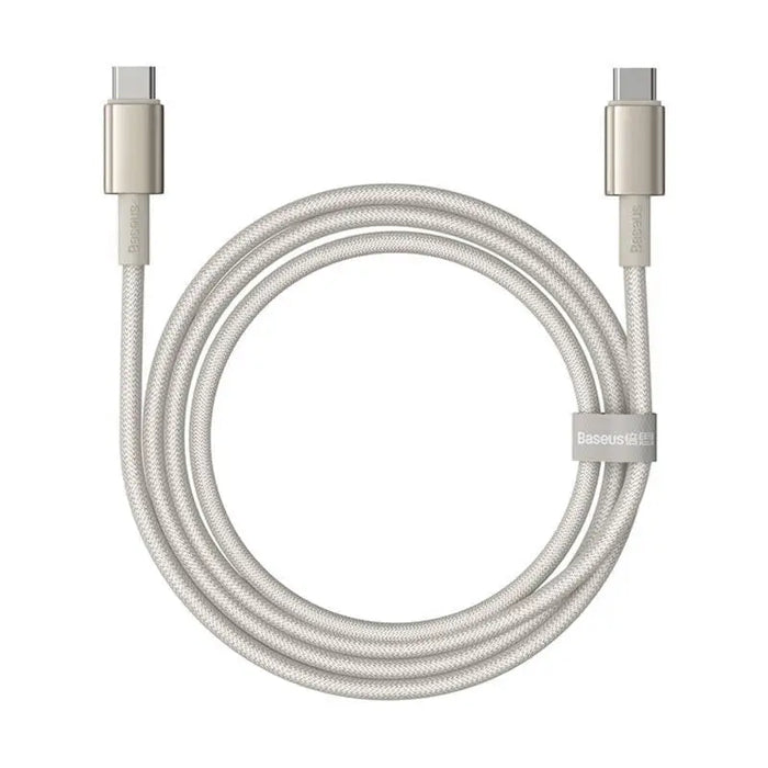 Cable USB-C do USB-C Baseus Tungsten Gold 100W 1m (złoty) - USB-C to USB-C<<<USB cables<<<GSM