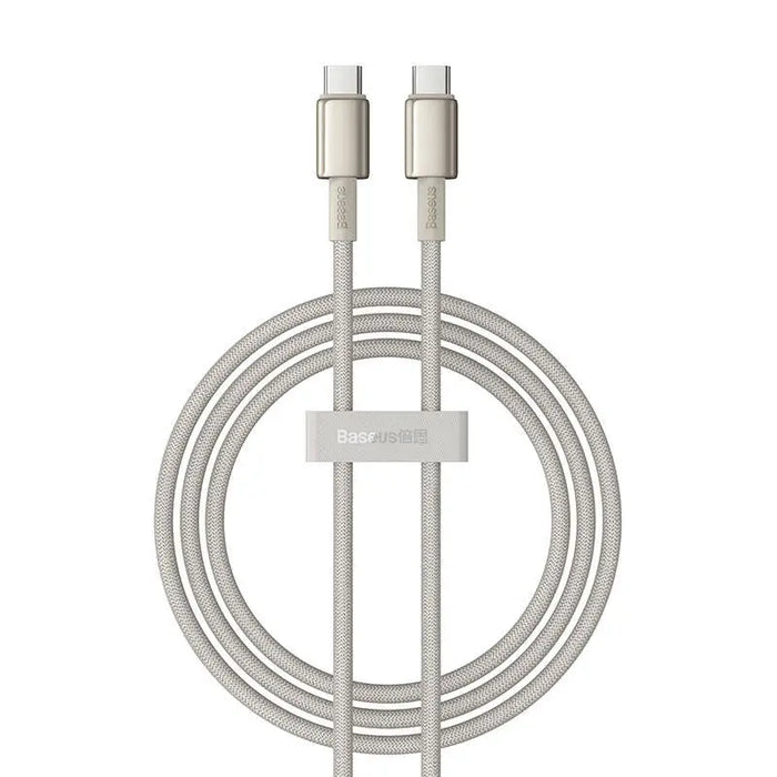 Cable USB-C do USB-C Baseus Tungsten Gold 100W 1m (złoty) - USB-C to USB-C<<<USB cables<<<GSM