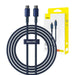 Cable USB-C do USB-C Baseus Tungsten Gold 100W 2m (niebieski) - USB-C to USB-C<<<USB cables<<<GSM