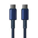 Cable USB-C do USB-C Baseus Tungsten Gold 100W 2m (niebieski) - USB-C to USB-C<<<USB cables<<<GSM
