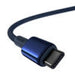 Cable USB-C do USB-C Baseus Tungsten Gold 100W 2m (niebieski) - USB-C to USB-C<<<USB cables<<<GSM