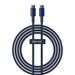 Cable USB-C do USB-C Baseus Tungsten Gold 100W 2m (niebieski) - USB-C to USB-C<<<USB cables<<<GSM