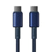 Cable USB-C do USB-C Baseus Tungsten Gold 100W 2m (niebieski) - USB-C to USB-C<<<USB cables<<<GSM