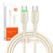 Cable USB-C do USB-C Mcdodo CA-4770 65W 1.2m (beige) - USB-C to USB-C<<<USB cables<<<GSM Accessories<<<InnproXML