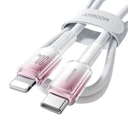 Cable USB-C Lightning Joyroom S-A42 30W 1.2m biały - USB-C to Lightning<<<USB cables<<<GSM
