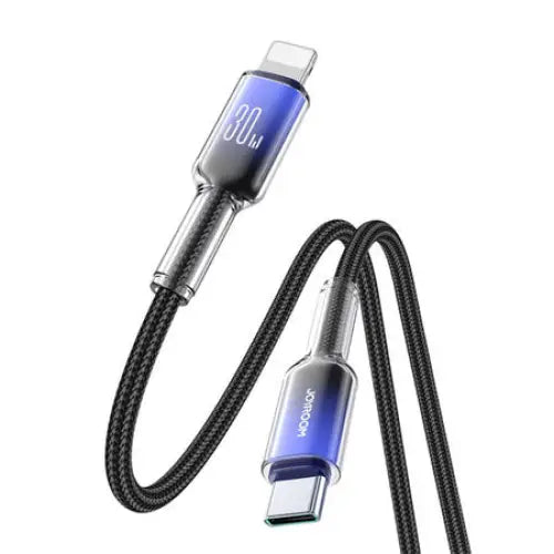Cable USB-C Lightning Joyroom S-A42 30W 1.2m (black) - USB-C to Lightning<<<USB cables<<<GSM