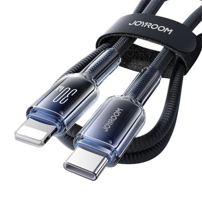 Cable USB-C Lightning Joyroom S-A42 30W 1.2m (black) - USB-C to Lightning<<<USB cables<<<GSM