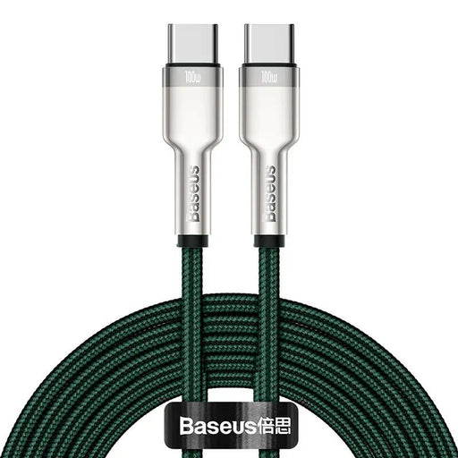 Cable USB-C to USB-C Baseus Cafule 100W 2m (green) - USB-C to USB-C<<<USB cables<<<GSM Accessories<<<InnproXML&&&Cell