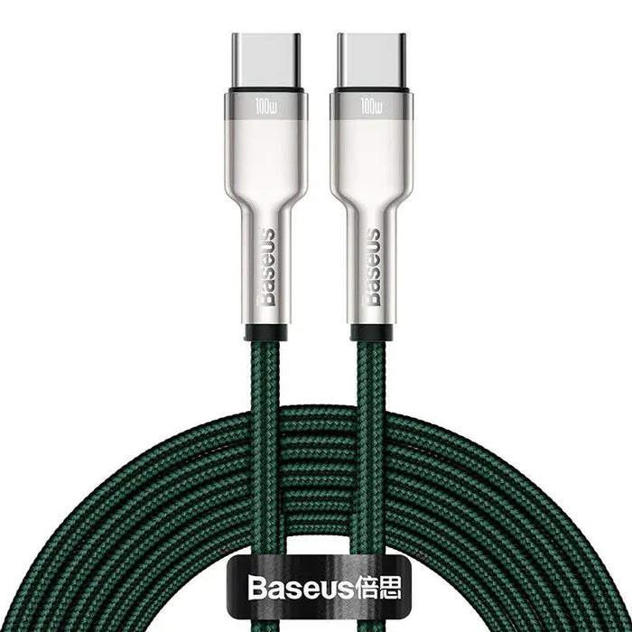 Cable USB-C to USB-C Baseus Cafule 100W 2m (green) - USB-C to USB-C<<<USB cables<<<GSM Accessories<<<InnproXML&&&Cell