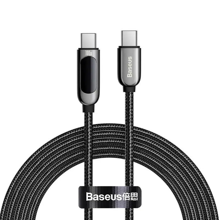 Cable USB-C to USB-C Baseus Display 100W 2m (black) - USB-C to USB-C<<<USB cables<<<GSM Accessories<<<InnproXML&&&Cell