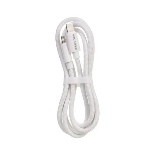CABLE USB-C TO LIGHTNING 1M 2.4A WHITE TEKMEE - Зарядни устройства<<<Батерии и фенери<<<Осветление<<<Praktiker