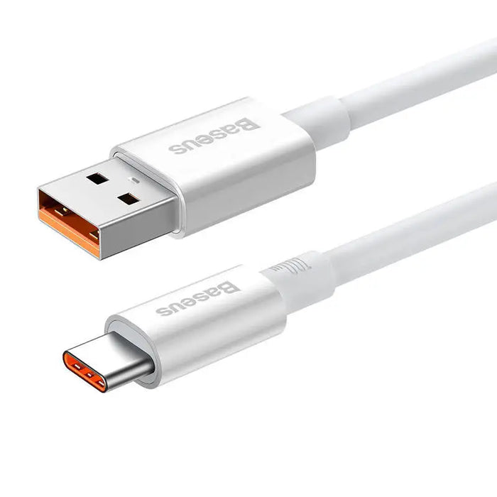 Cable USB do USB-C Baseus Superior 100W 0.25m (white) - USB to USB-C<<<USB cables<<<GSM Accessories<<<InnproXML